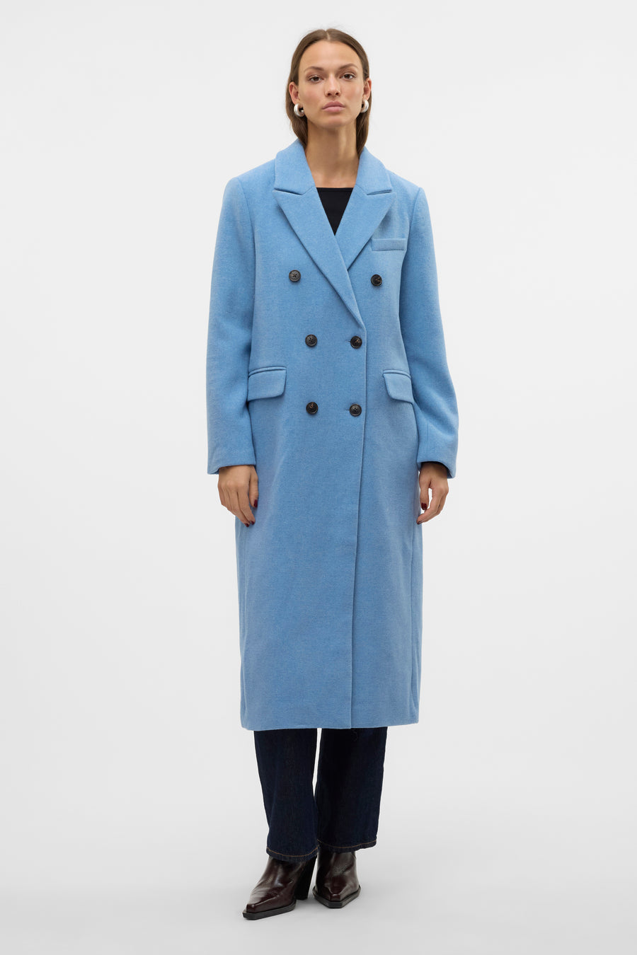 Lange jas Blauw - VERO MODA®