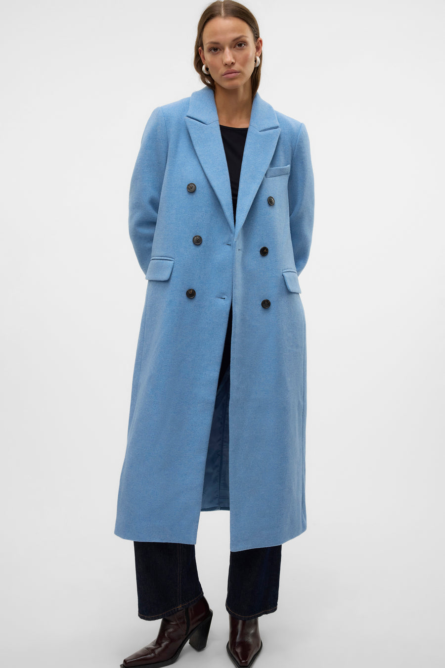 Lange jas Blauw - VERO MODA®