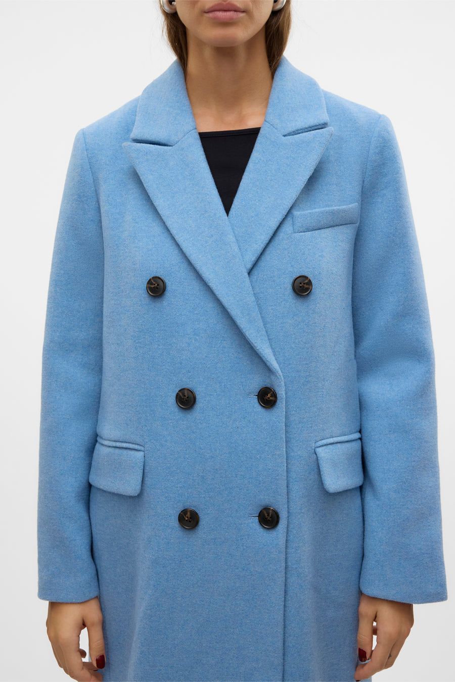 Lange jas Blauw - VERO MODA®