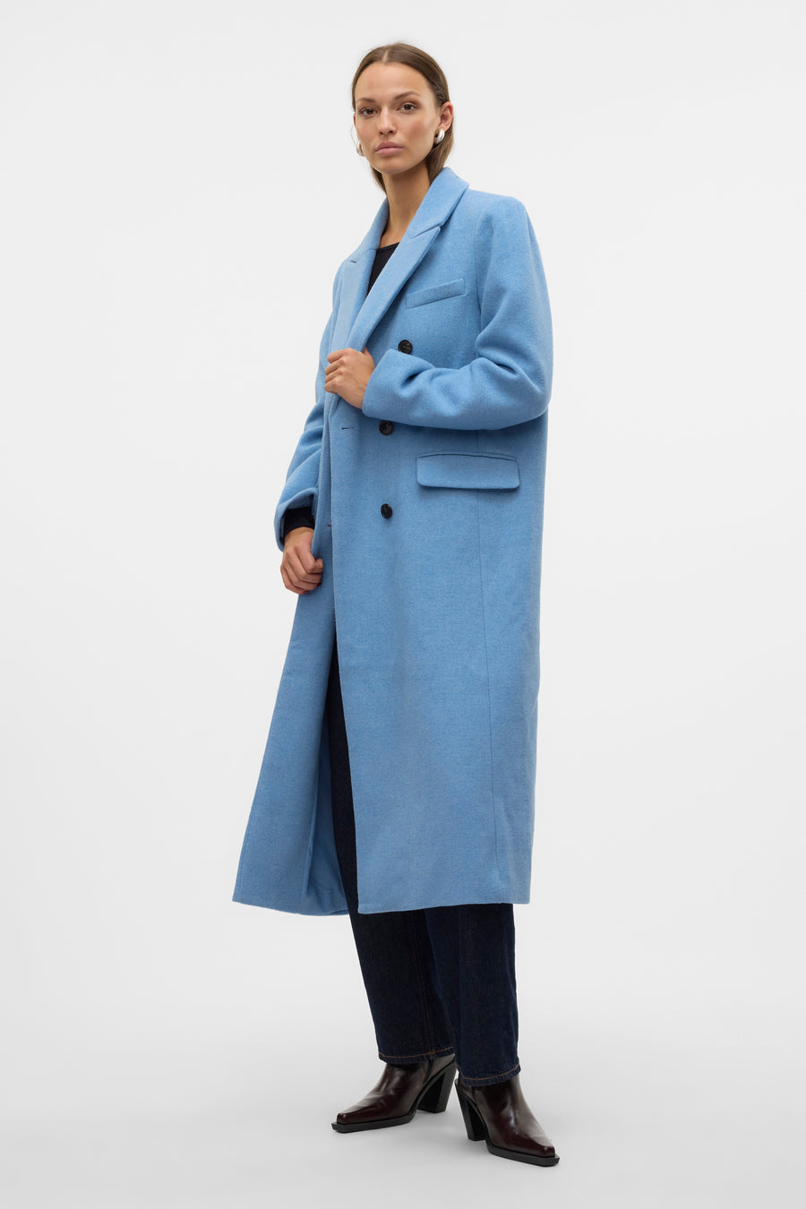 Lange jas Blauw - VERO MODA®