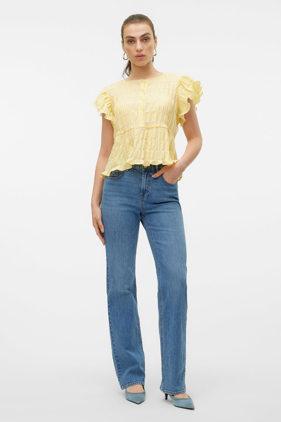 Jeans straight Mid blue denim - VERO MODA®