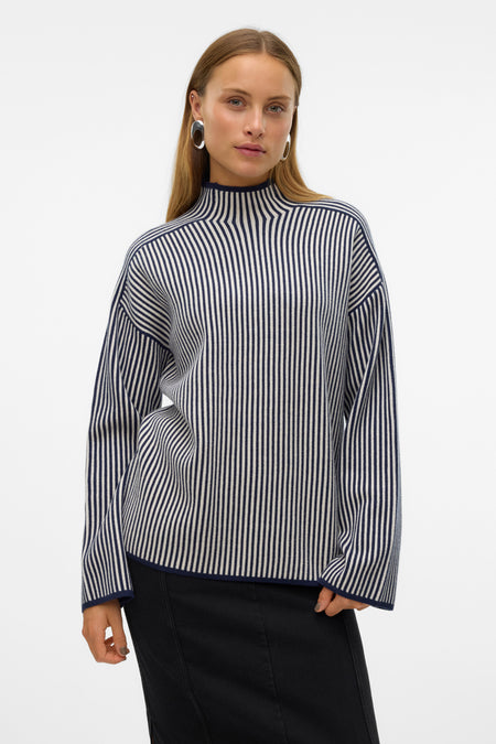 Trui met rolkraag Blauw - VERO MODA®