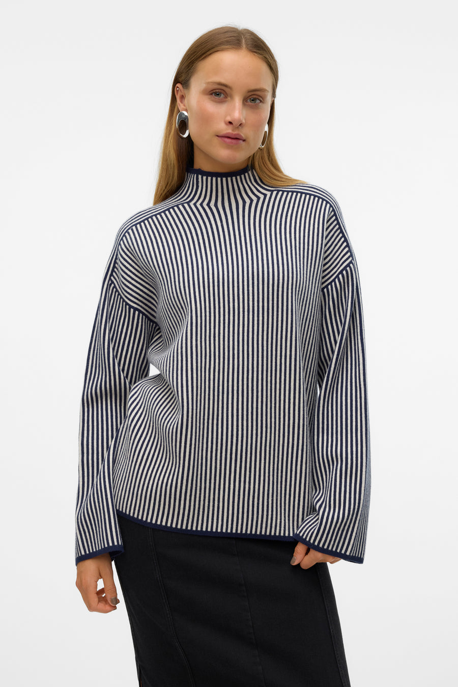 Trui met rolkraag Blauw - VERO MODA®