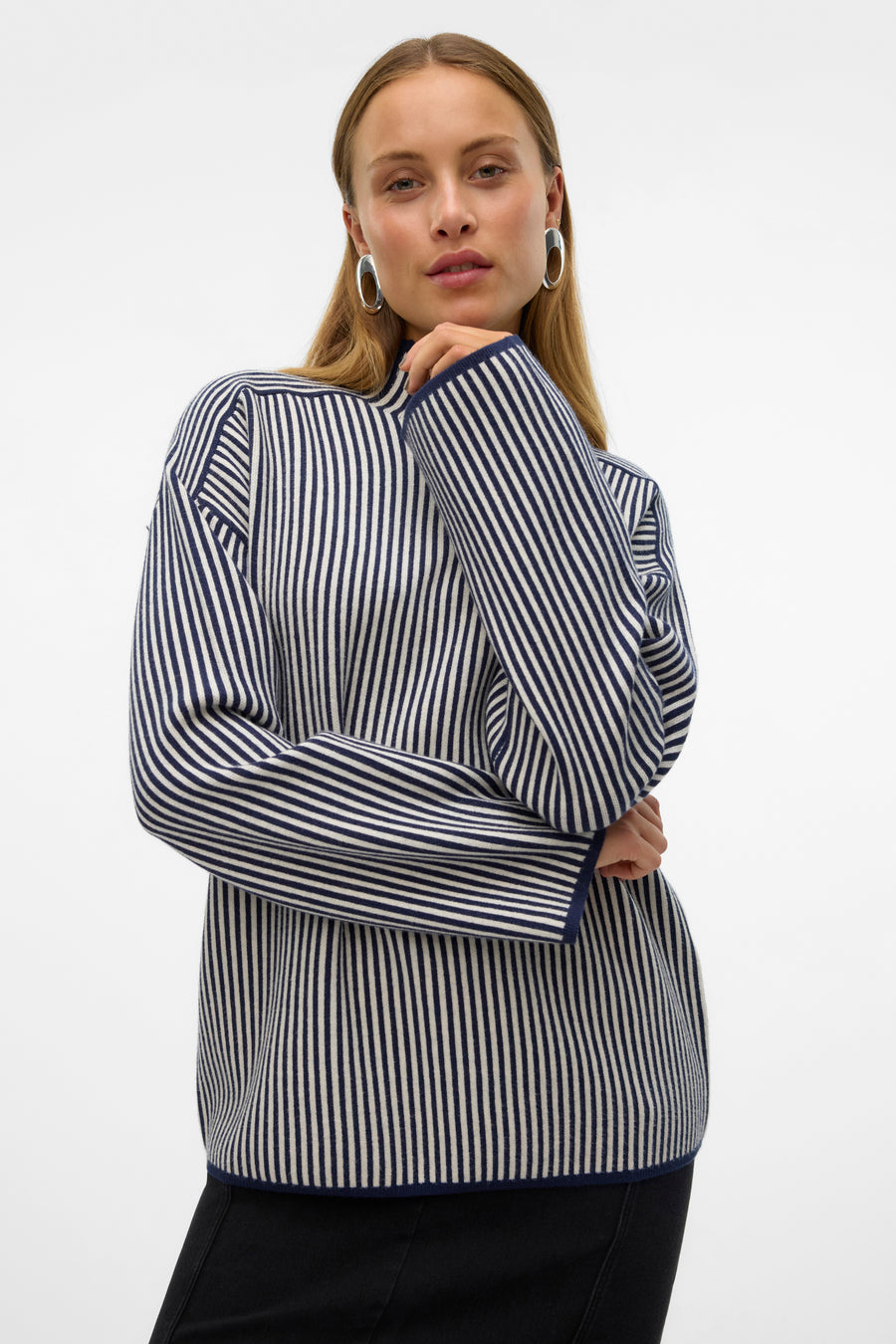 Trui met rolkraag Blauw - VERO MODA®