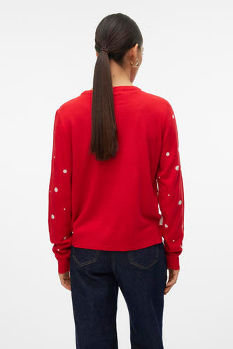 Trui met ronde hals Rood - VERO MODA®