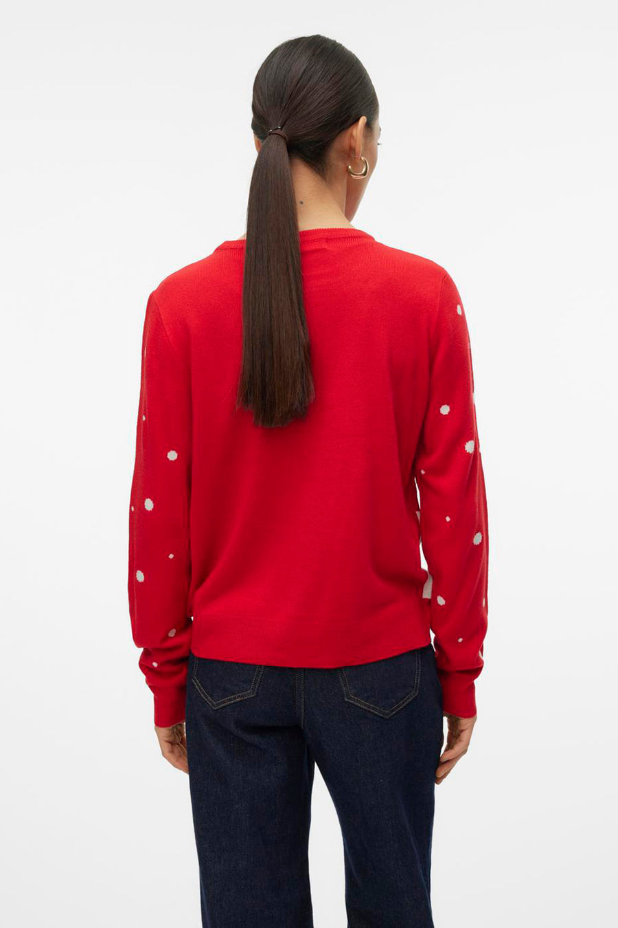 Trui met ronde hals Rood - VERO MODA®