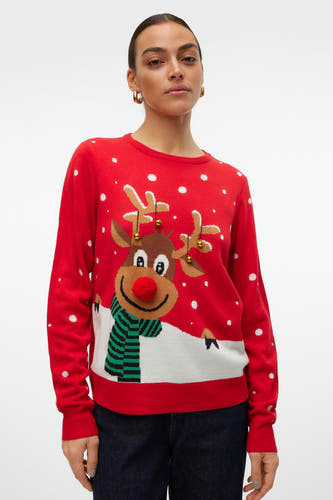 Trui met ronde hals Rood - VERO MODA®