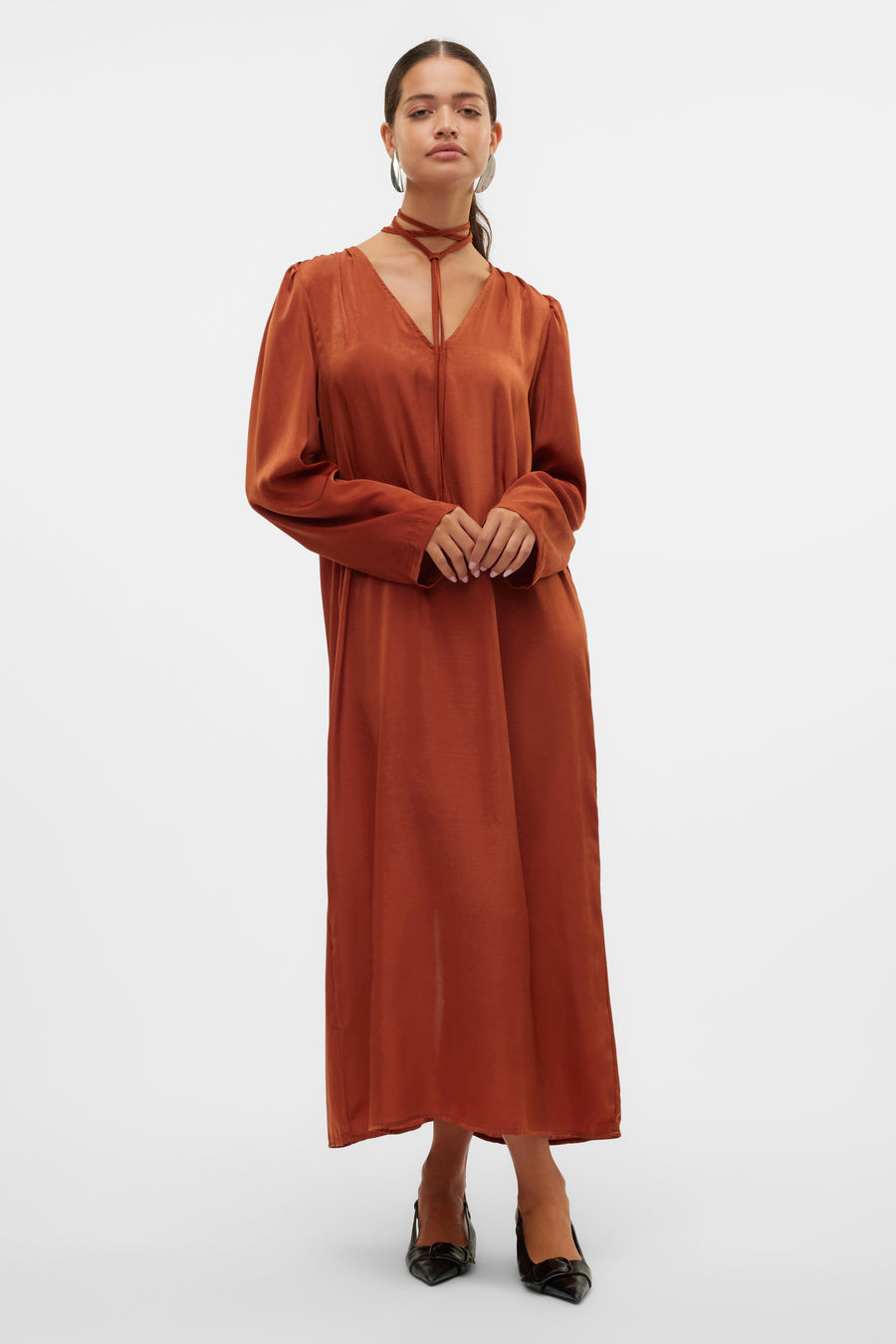 Kleedjes (lange mouwen) Bruin - VERO MODA®