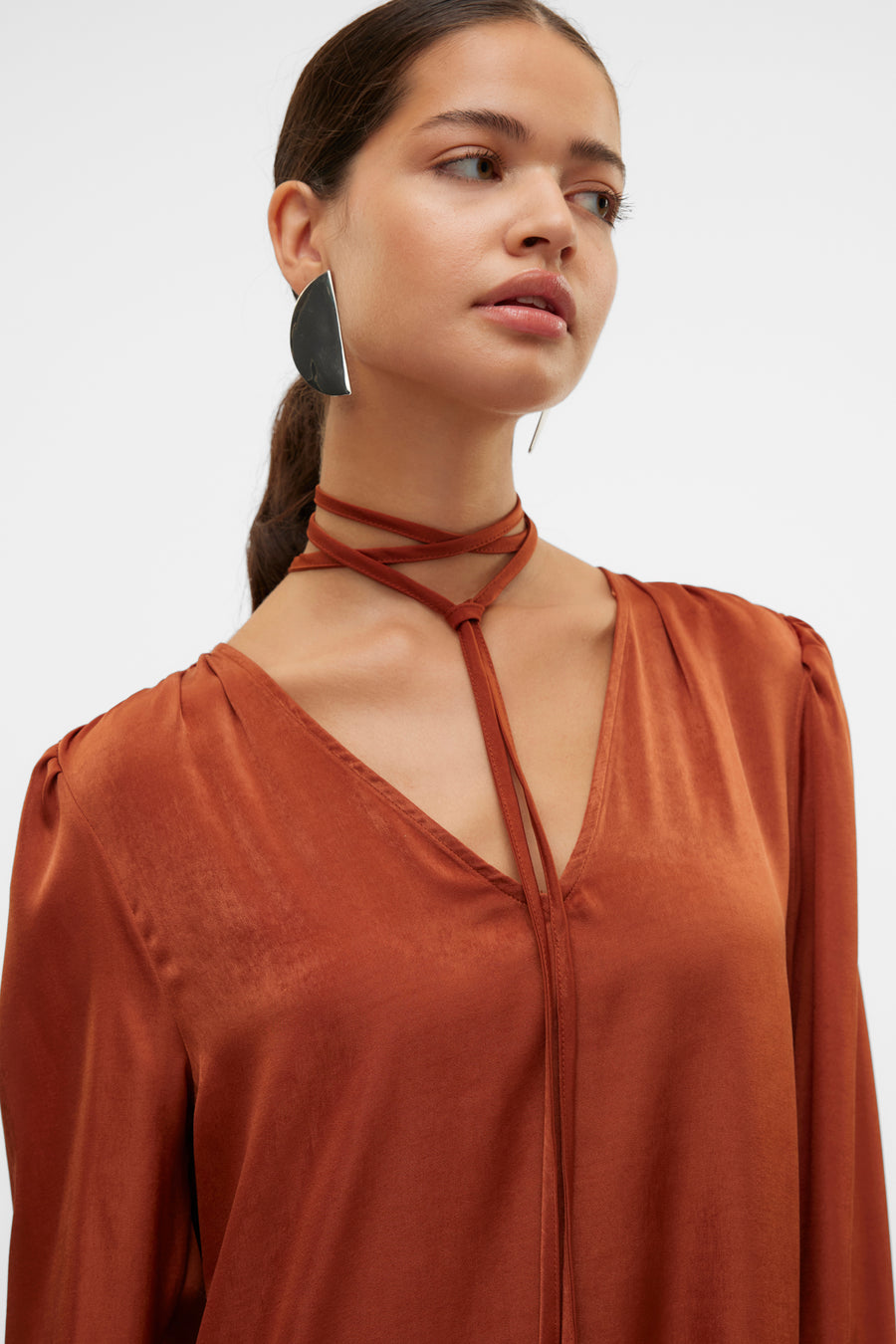 Kleedjes (lange mouwen) Bruin - VERO MODA®