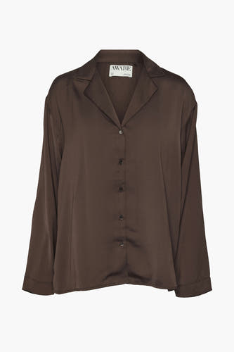 Hemd (lange mouwen) Bruin - VERO MODA®