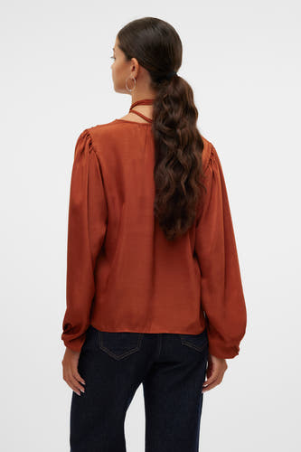 Blouse (lange mouwen) Bruin - VERO MODA®