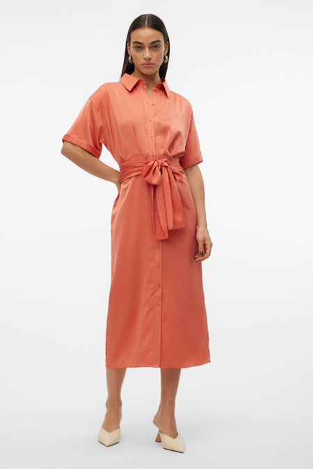 Kleedjes (korte mouwen) Rood - VERO MODA®