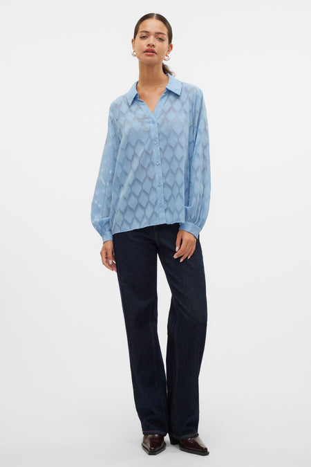 Hemd (lange mouwen) Blauw - VERO MODA®