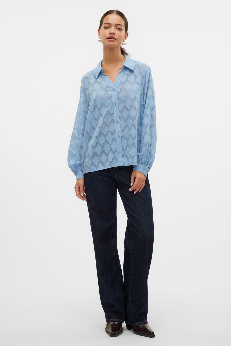 Hemd (lange mouwen) Blauw - VERO MODA®