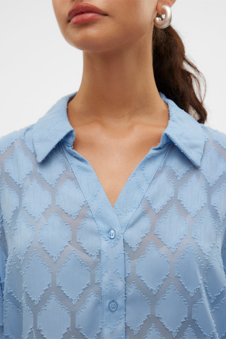 Hemd (lange mouwen) Blauw - VERO MODA®