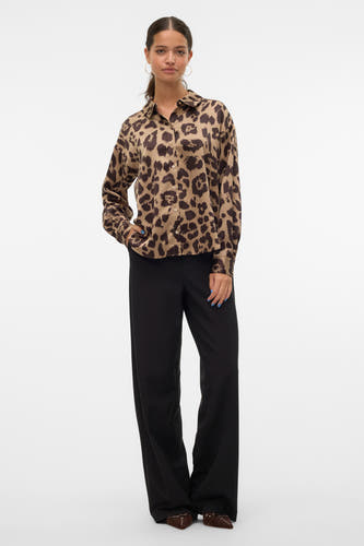 Hemd (lange mouwen) Bruin - VERO MODA®