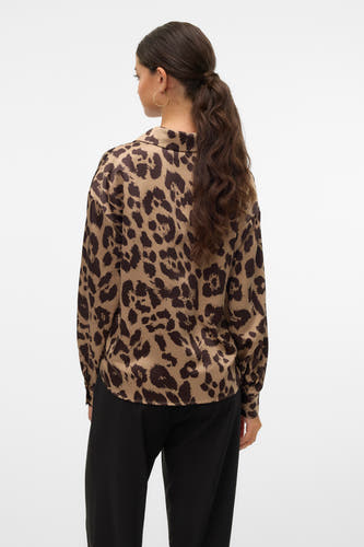 Hemd (lange mouwen) Bruin - VERO MODA®