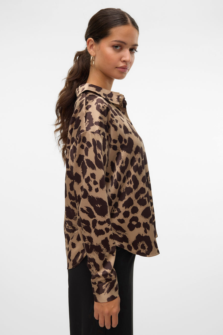 Hemd (lange mouwen) Bruin - VERO MODA®