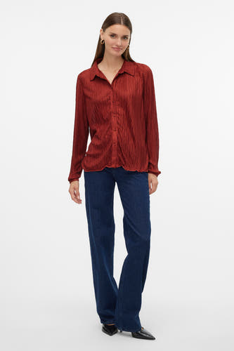 Hemd (lange mouwen) Rood - VERO MODA®