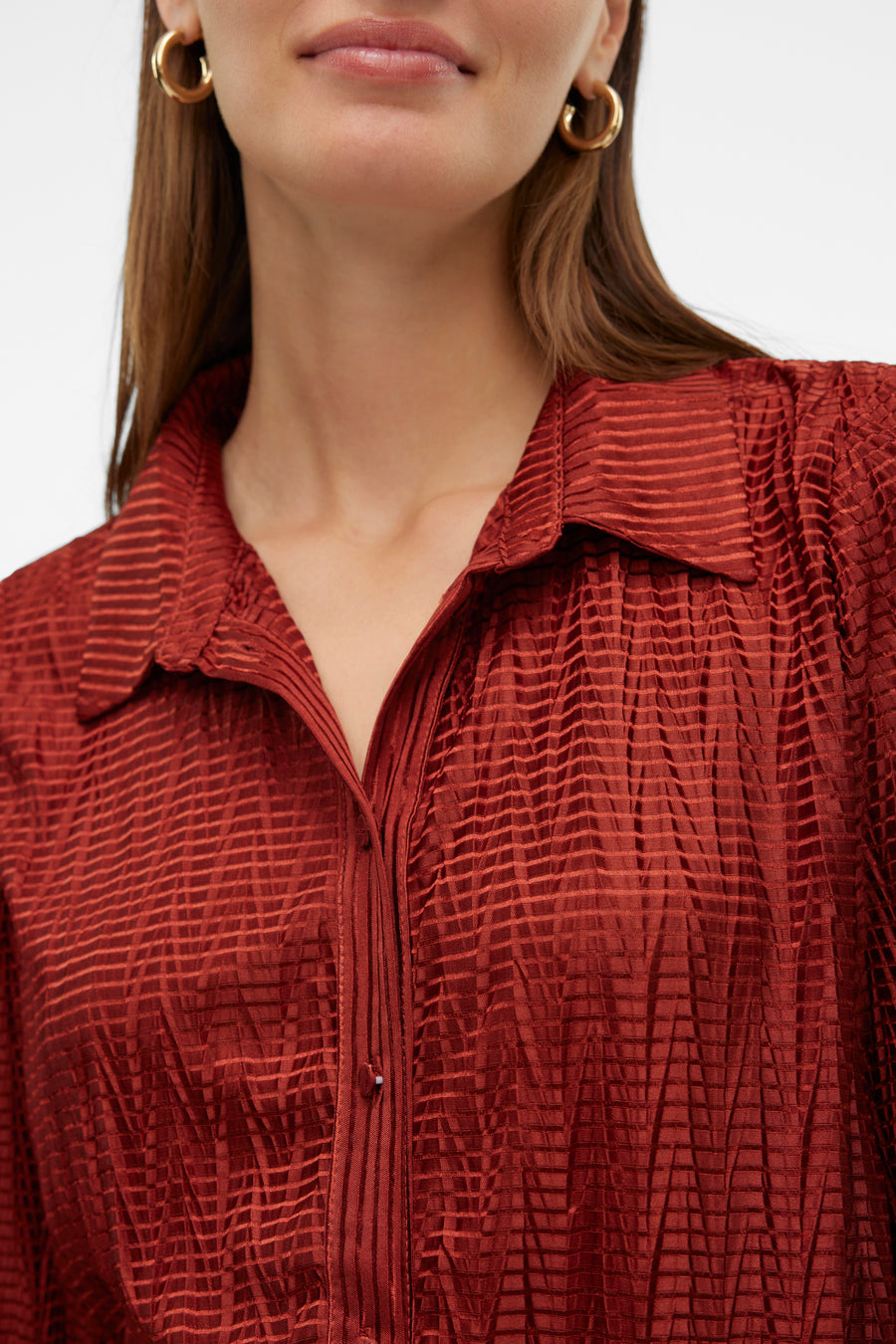 Hemd (lange mouwen) Rood - VERO MODA®