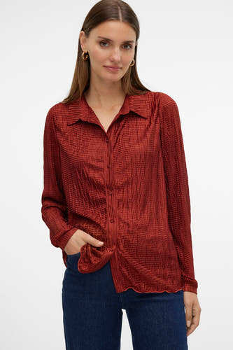 Hemd (lange mouwen) Rood - VERO MODA®