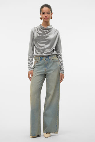 Blouse (lange mouwen) Grijs - VERO MODA®