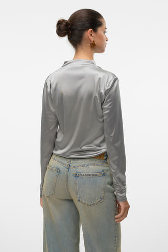 Blouse (lange mouwen) Grijs - VERO MODA®
