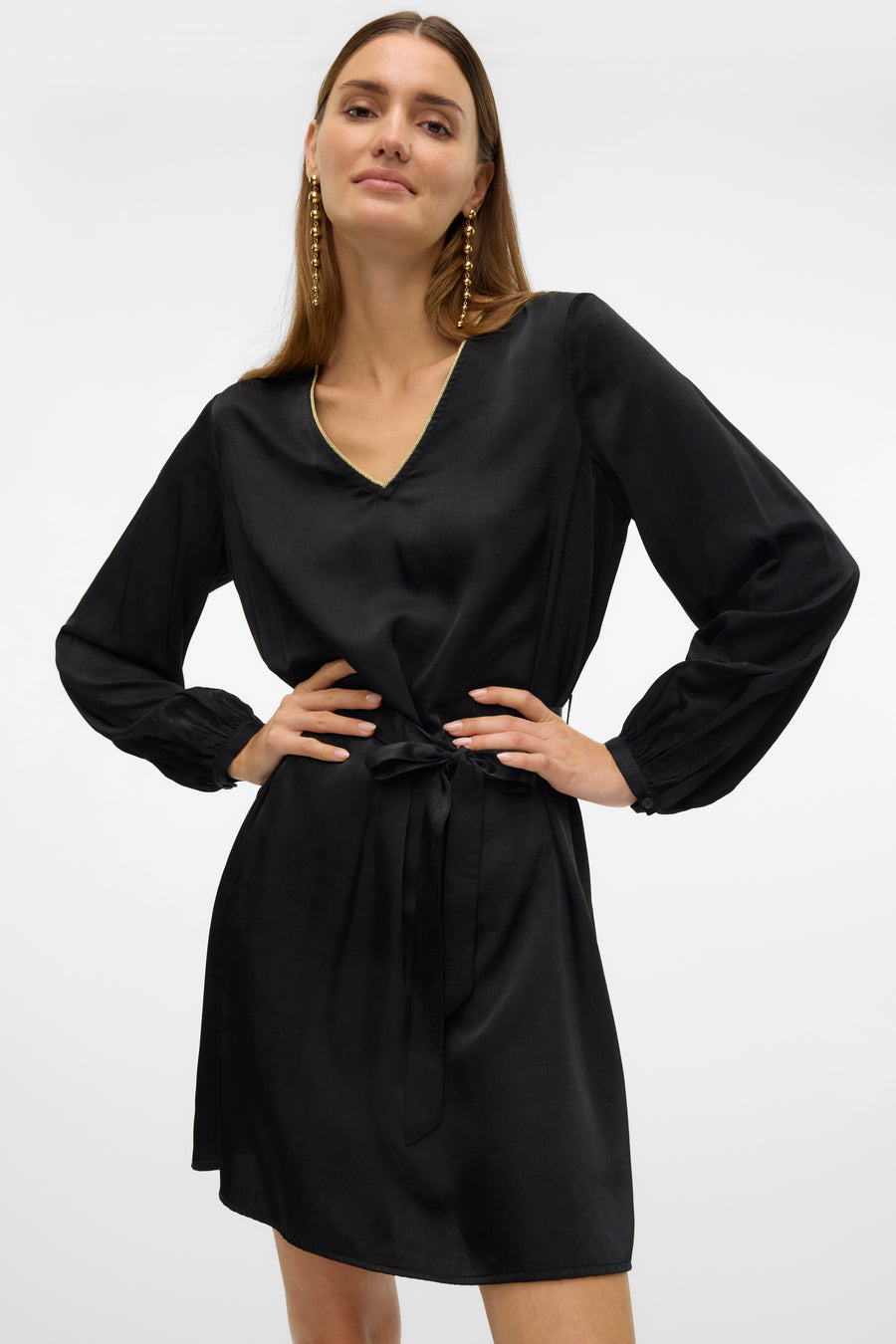 Kleedjes (lange mouwen) Zwart - VERO MODA®