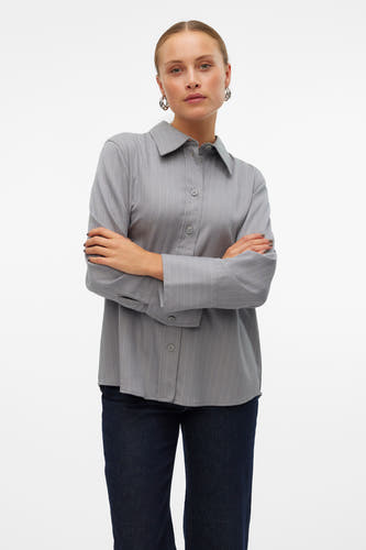 Hemd (lange mouwen) Grijs - VERO MODA®
