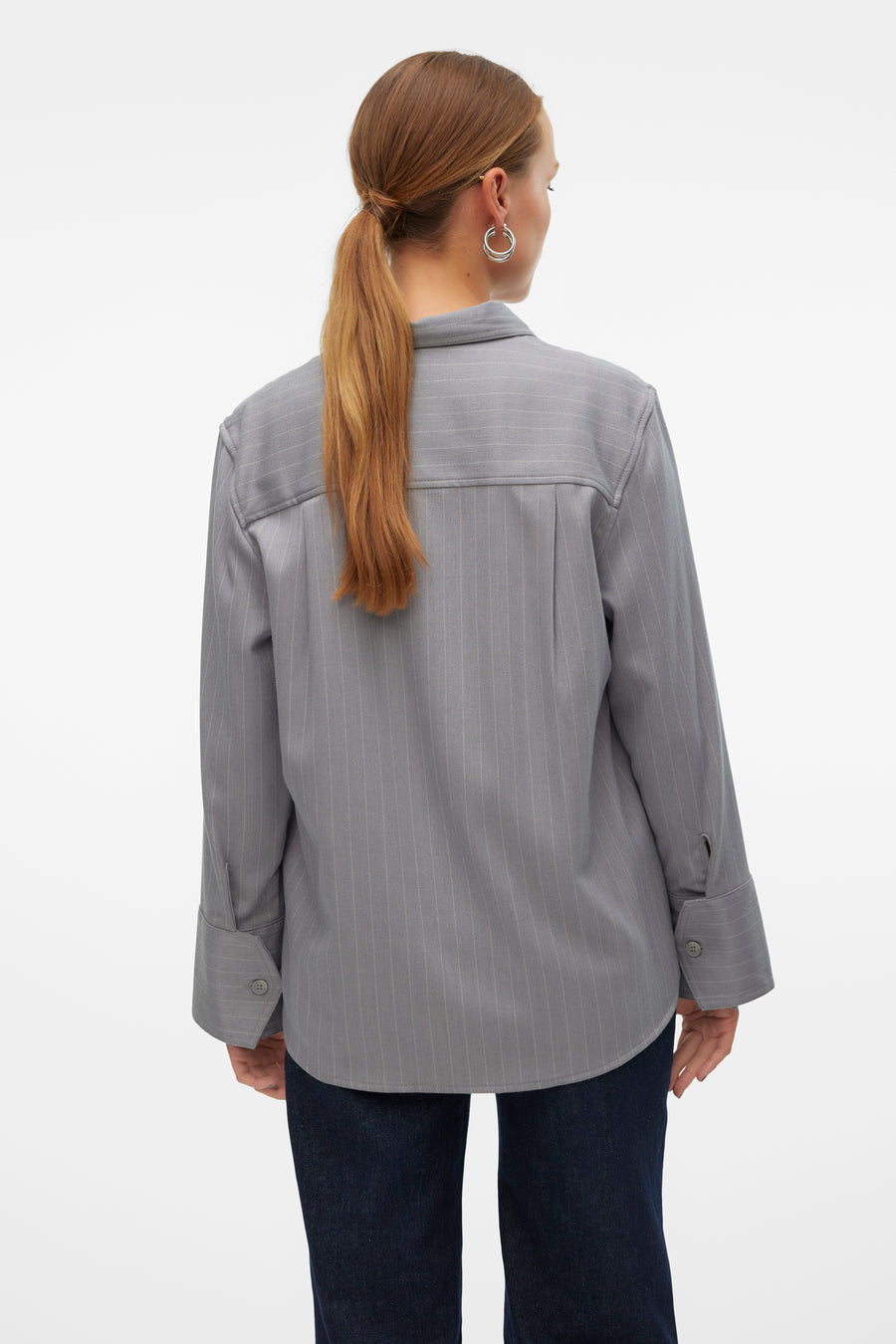 Hemd (lange mouwen) Grijs - VERO MODA®