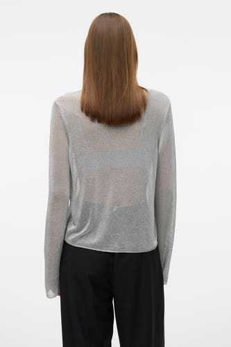 Trui met ronde hals Zilver - VERO MODA®
