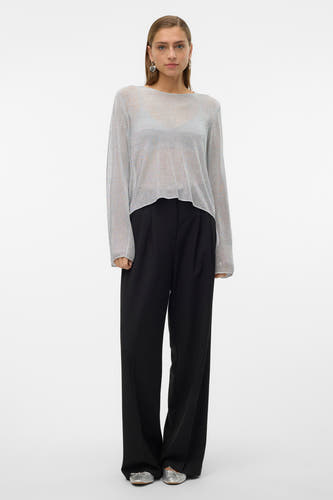 Trui met ronde hals Zilver - VERO MODA®