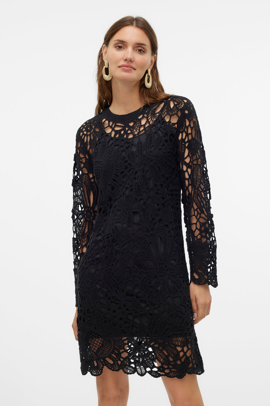 Kleedjes (lange mouwen) Zwart - VERO MODA®