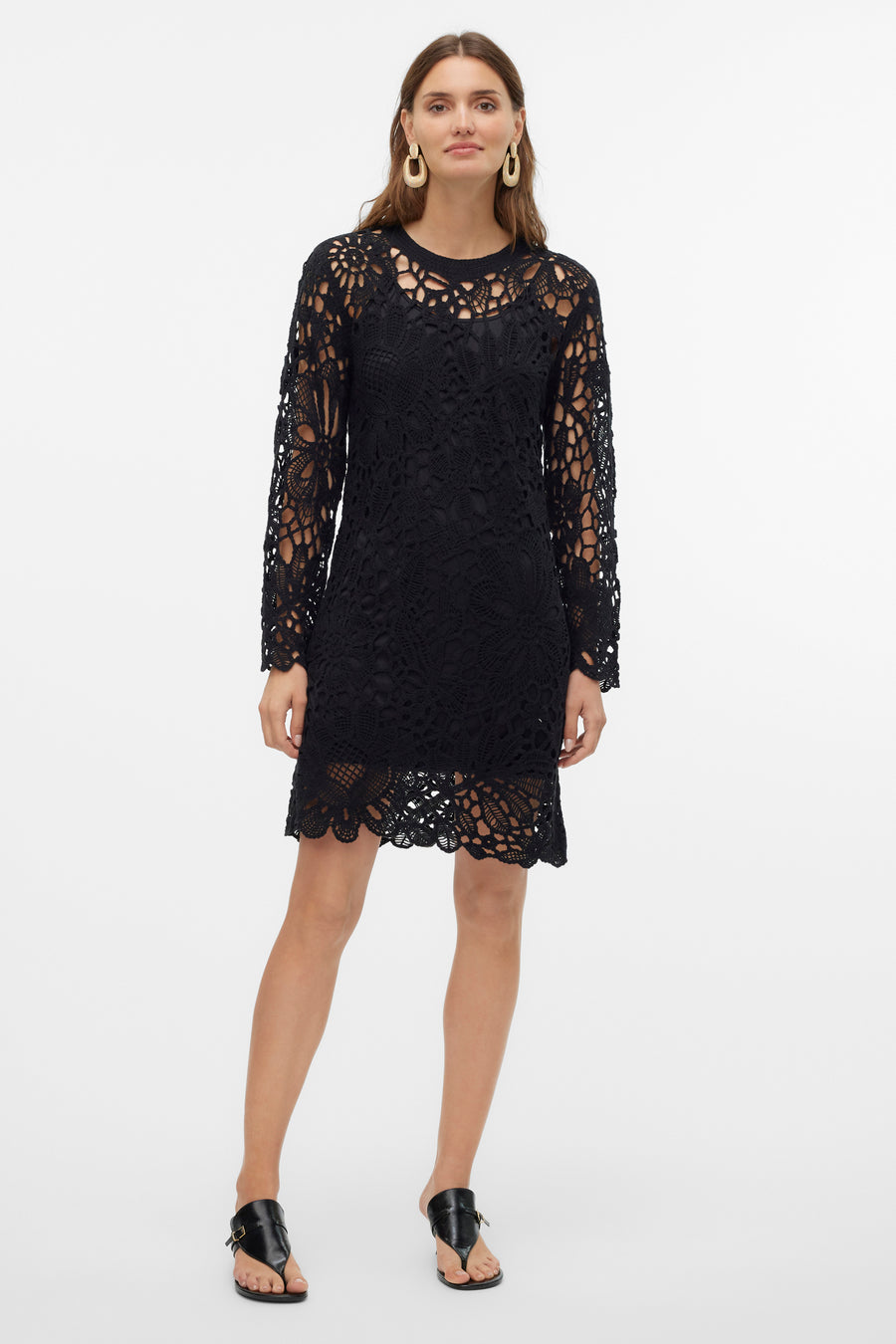 Kleedjes (lange mouwen) Zwart - VERO MODA®
