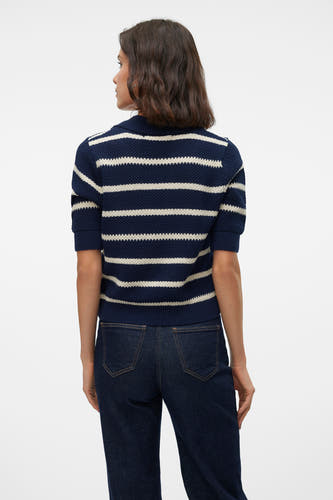 Trui met V-hals Blauw - VERO MODA®