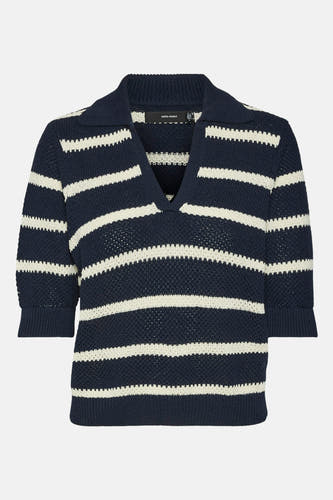 Trui met V-hals Blauw - VERO MODA®