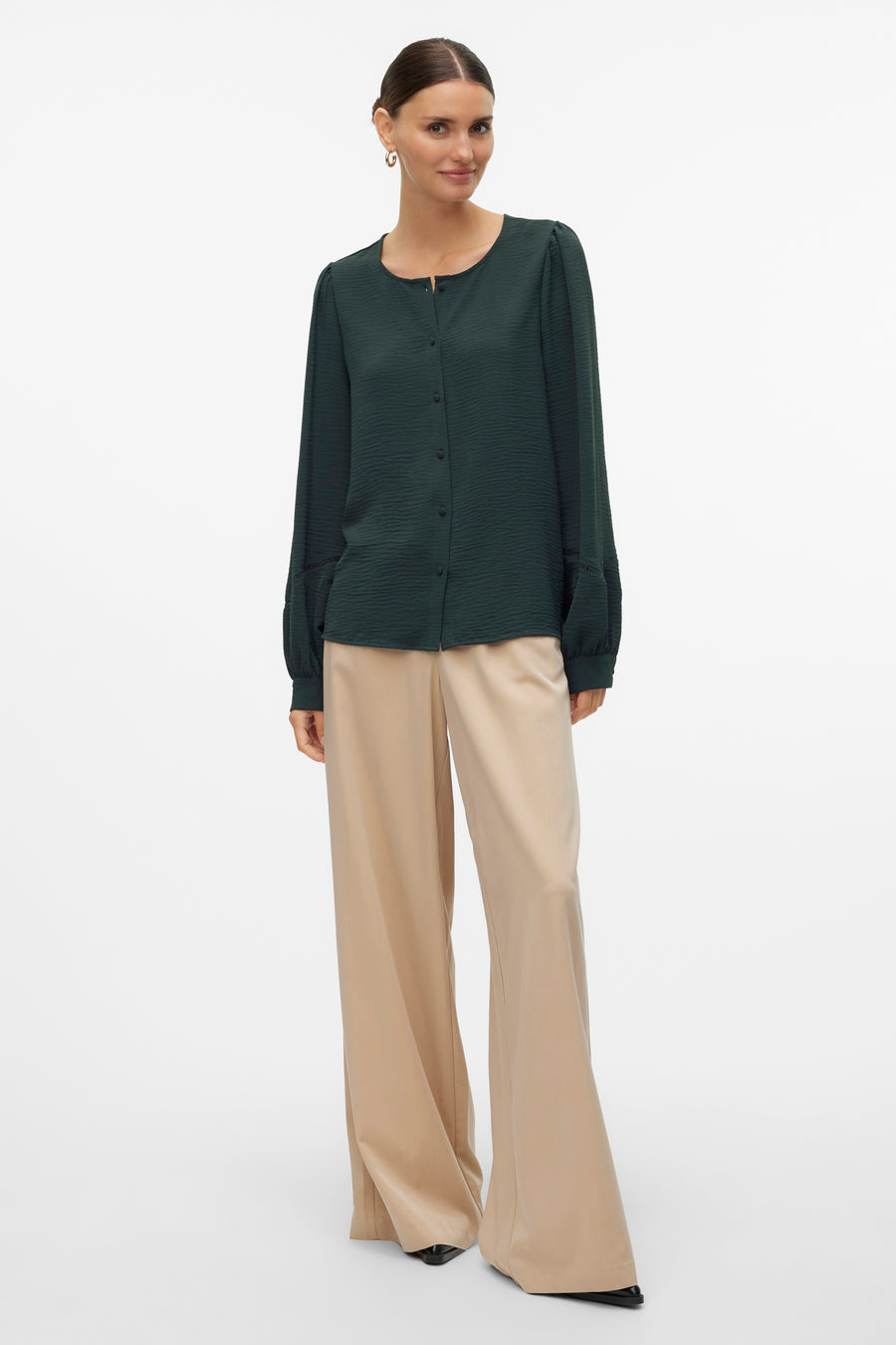 Blouse (lange mouwen) Groen - VERO MODA®
