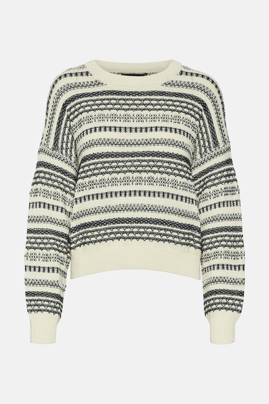 Trui met ronde hals Ecru - VERO MODA®