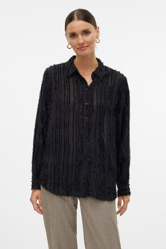 Hemd (lange mouwen) Zwart - VERO MODA®