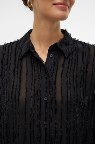 Hemd (lange mouwen) Zwart - VERO MODA®