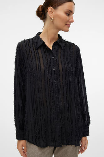 Hemd (lange mouwen) Zwart - VERO MODA®