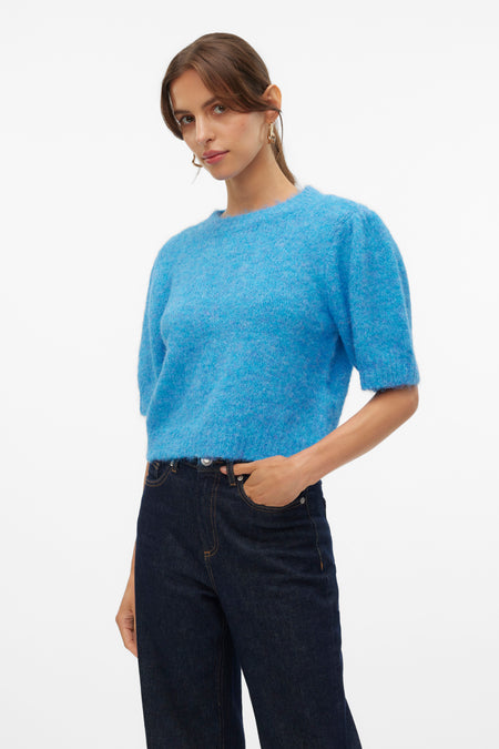 Trui met ronde hals Blauw - VERO MODA®