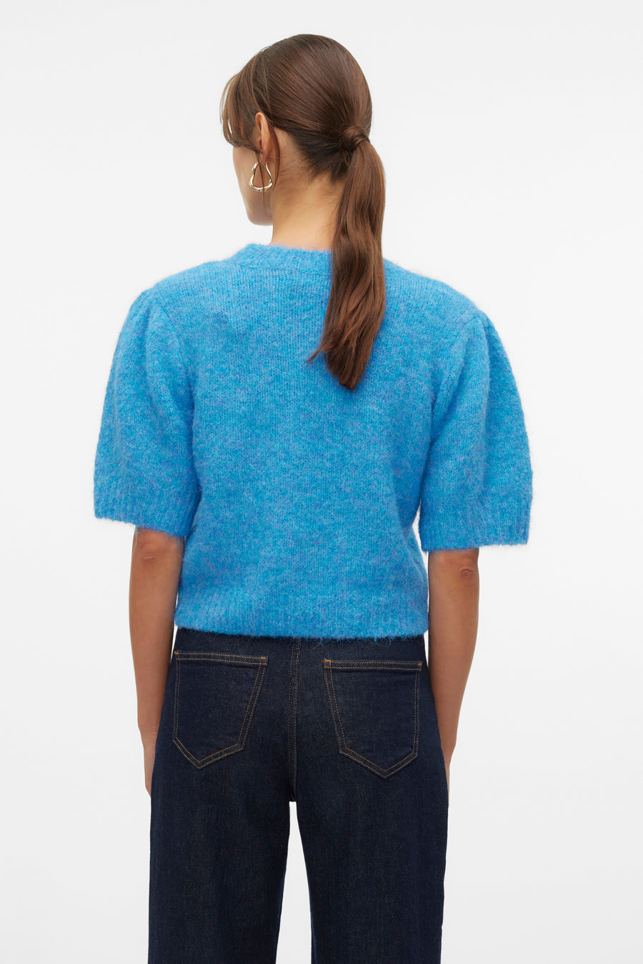 Trui met ronde hals Blauw - VERO MODA®