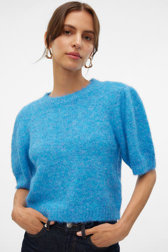 Trui met ronde hals Blauw - VERO MODA®
