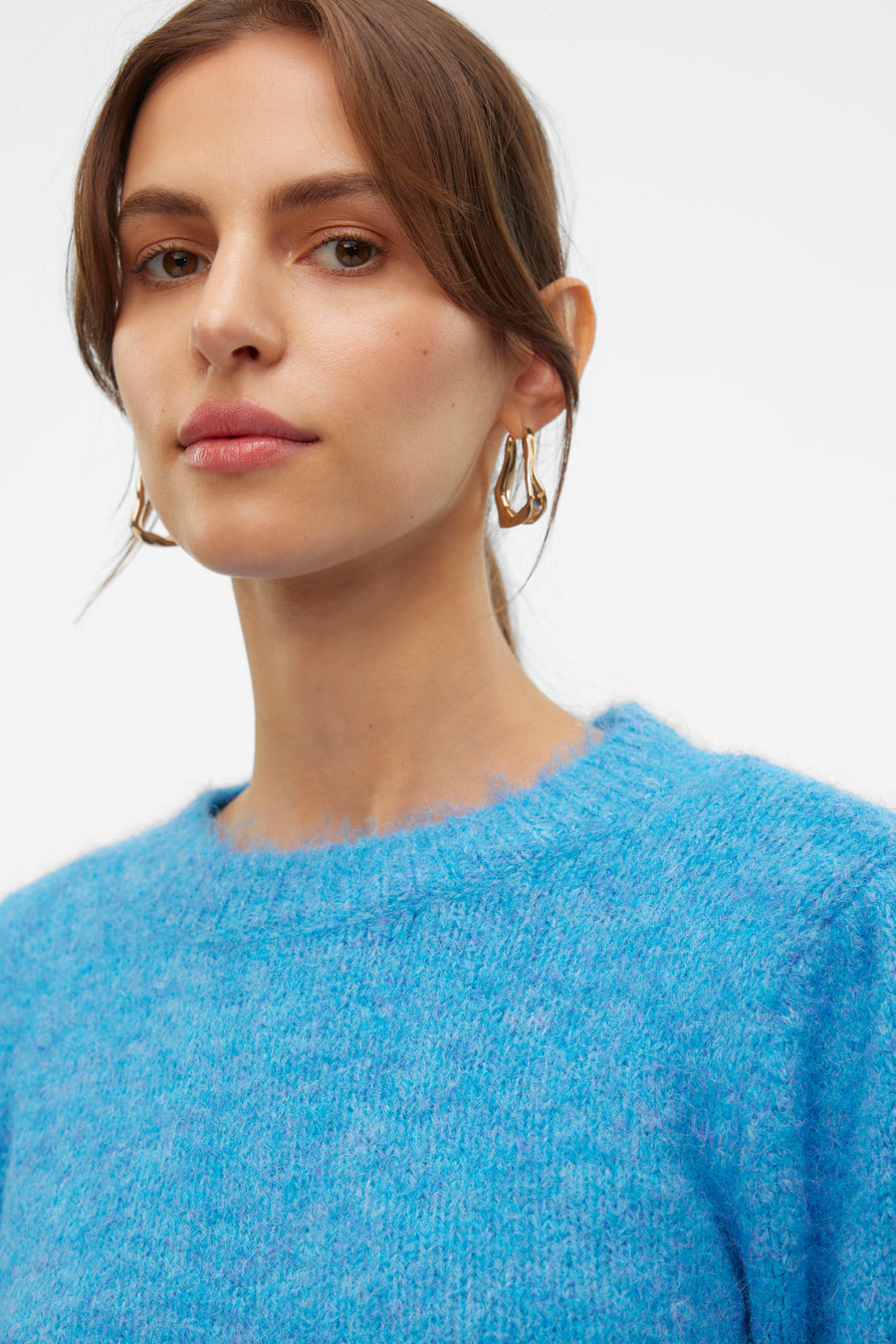 Trui met ronde hals Blauw - VERO MODA®