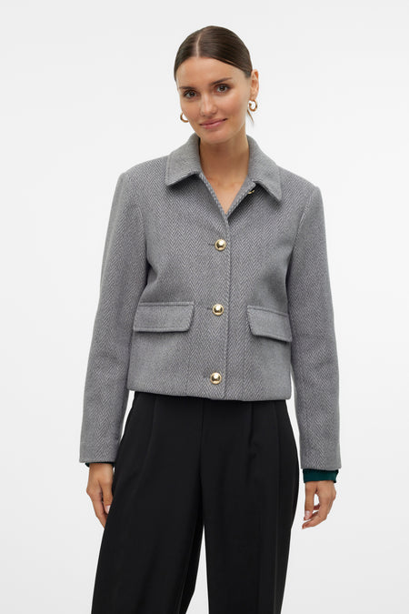 Korte jas Grijs - VERO MODA®