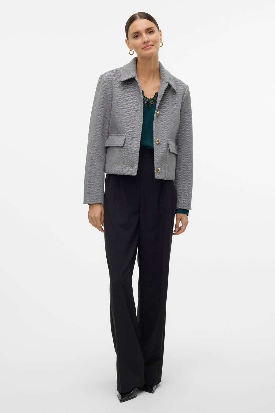 Korte jas Grijs - VERO MODA®