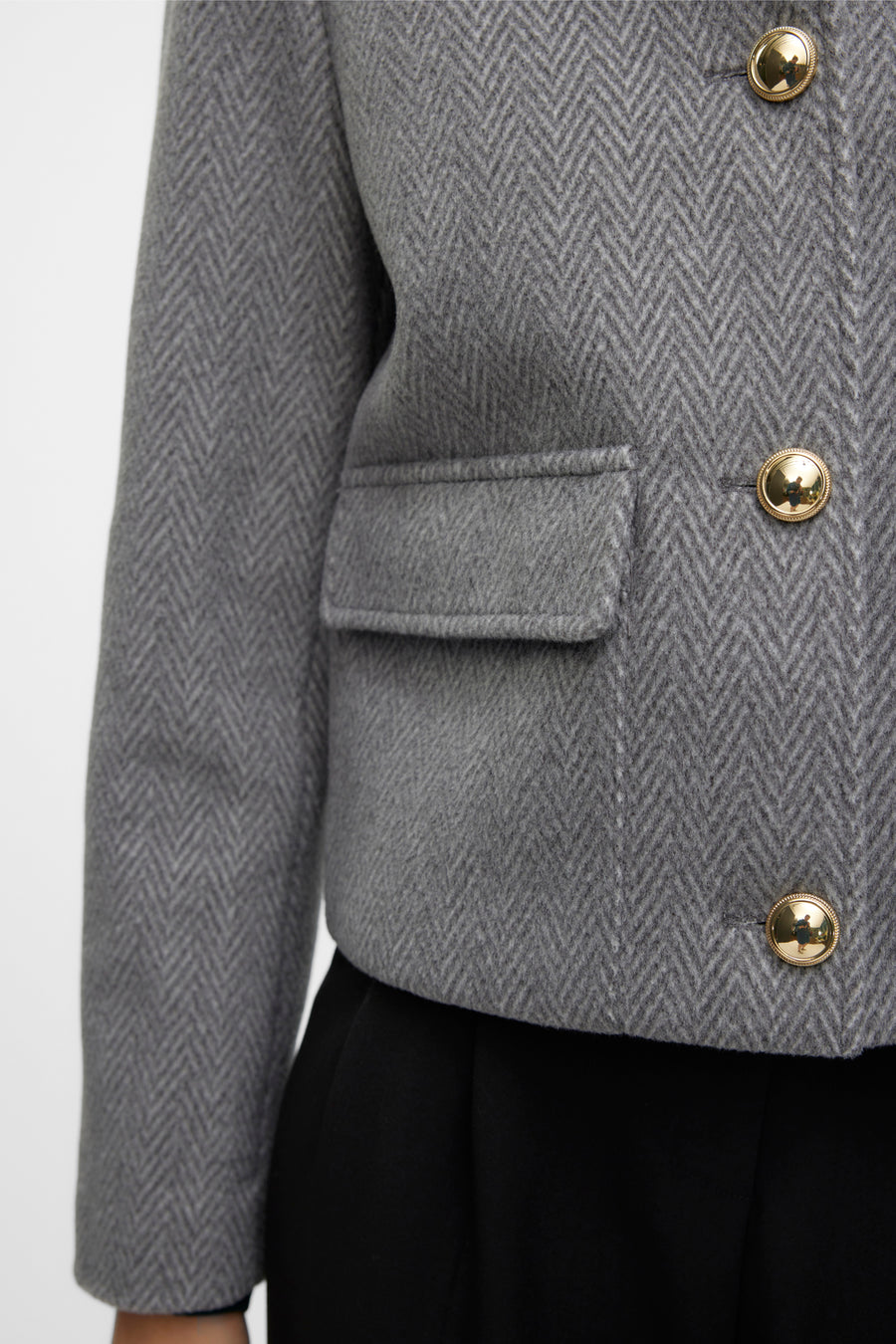 Korte jas Grijs - VERO MODA®