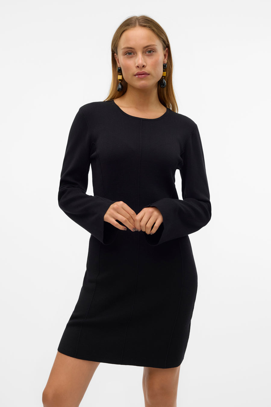 Kleedjes (lange mouwen) Zwart - VERO MODA®