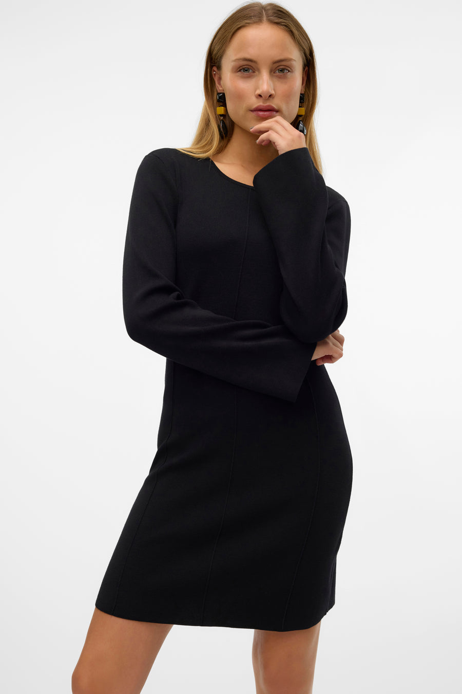 Kleedjes (lange mouwen) Zwart - VERO MODA®